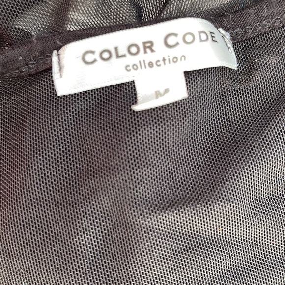 Color Code Sheer Top Size M - Picture 6 of 6